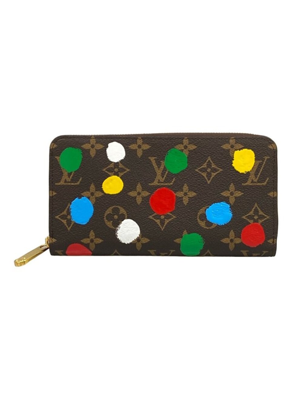Louis Vuitton Wallet x Yayoi Kusama LV YK Zippy Monogram Multi